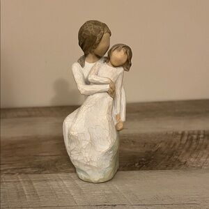 Willow Tree Mother and Child Sculpture - Cream and Tan